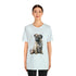 Loving Pug in Watercolor - Short Sleeve Tee